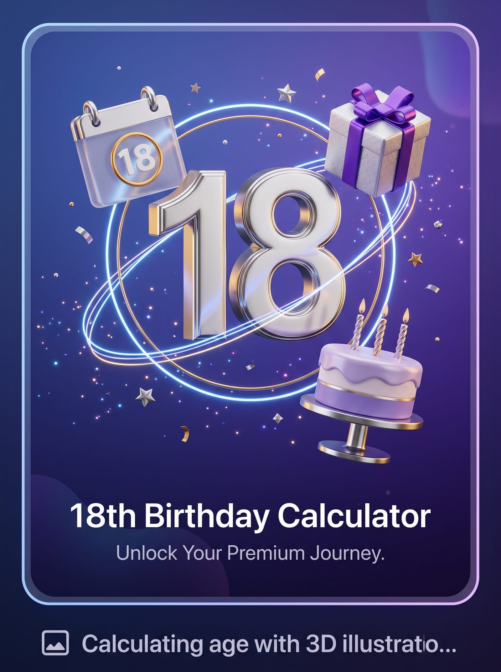 18th Birthday Calculator Interface