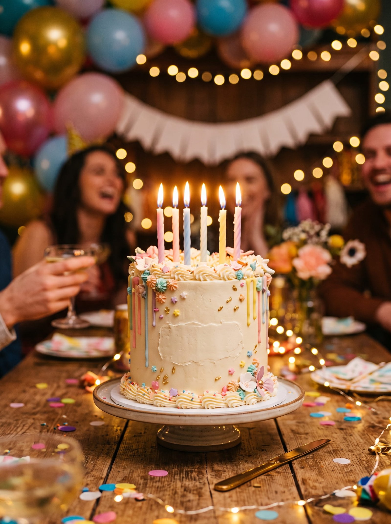 Birthday-Captions-with-Cake-and-Candles