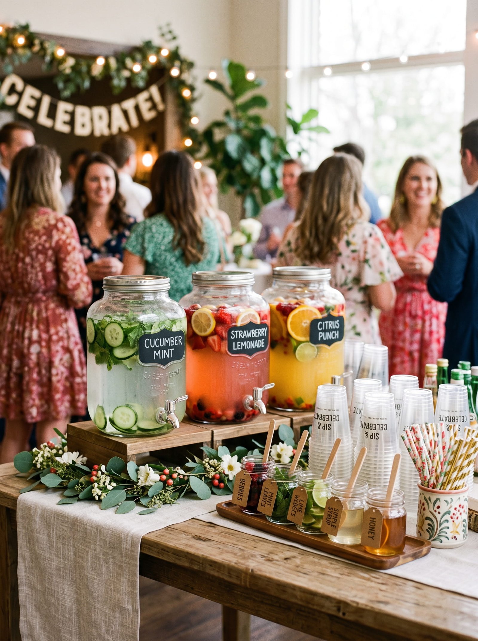 Drink Station Ideas to Set Up at Your Party
