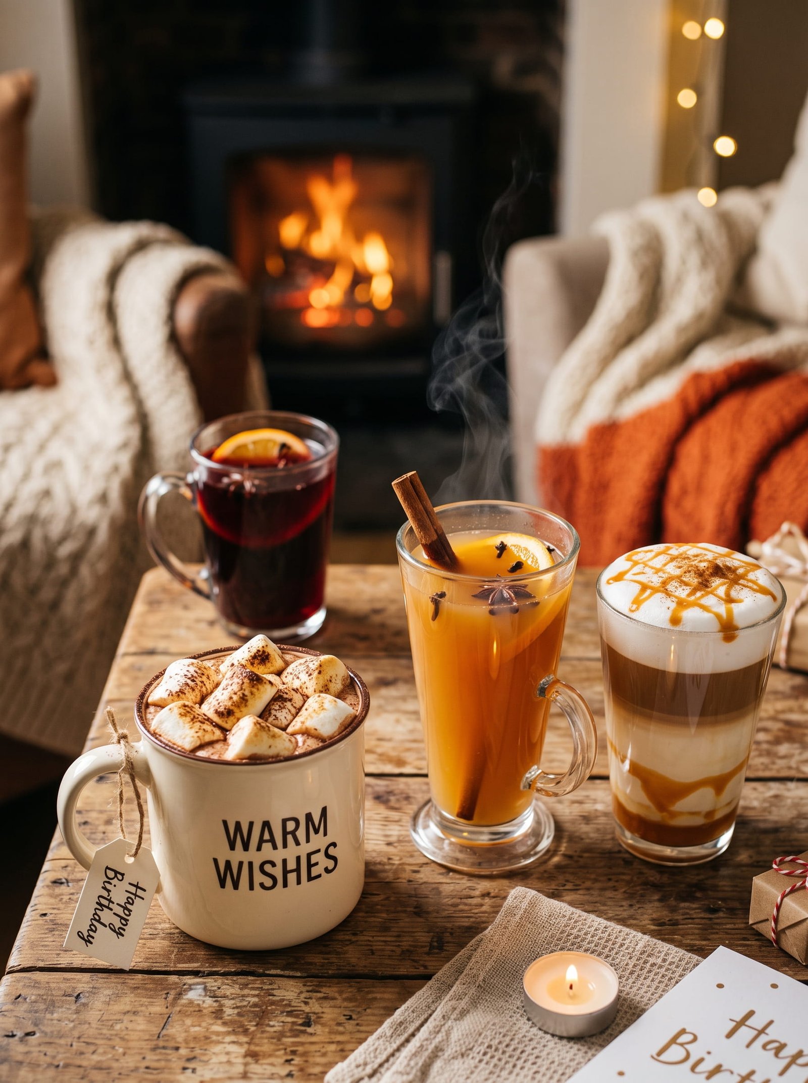 Warm and Cozy Birthday Drinks