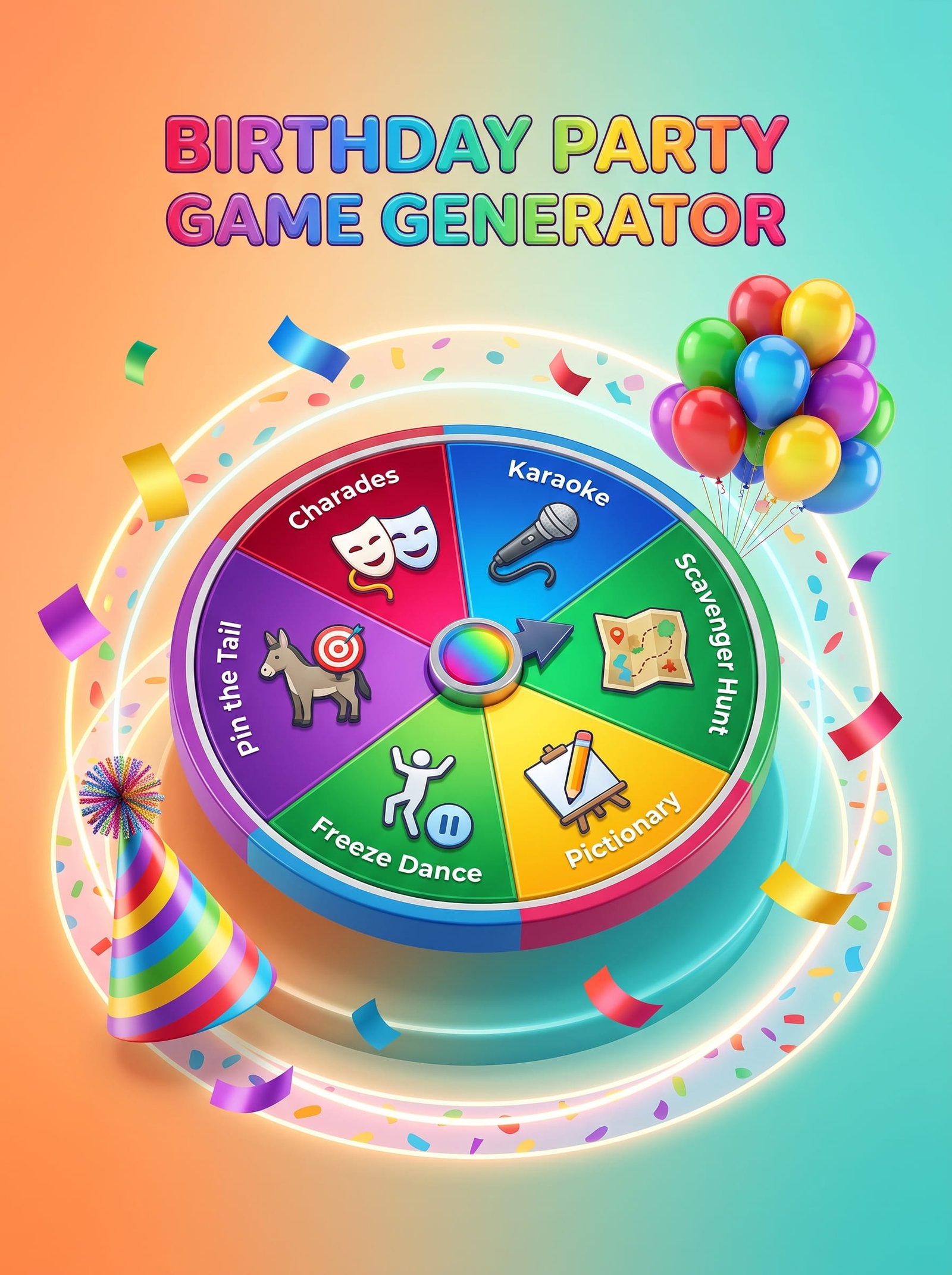 Party Games Illustration