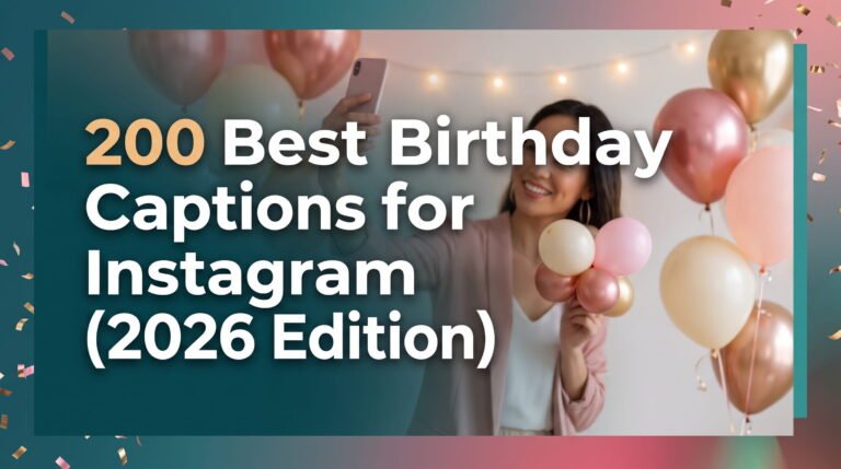 200 Best Birthday Captions for Instagram