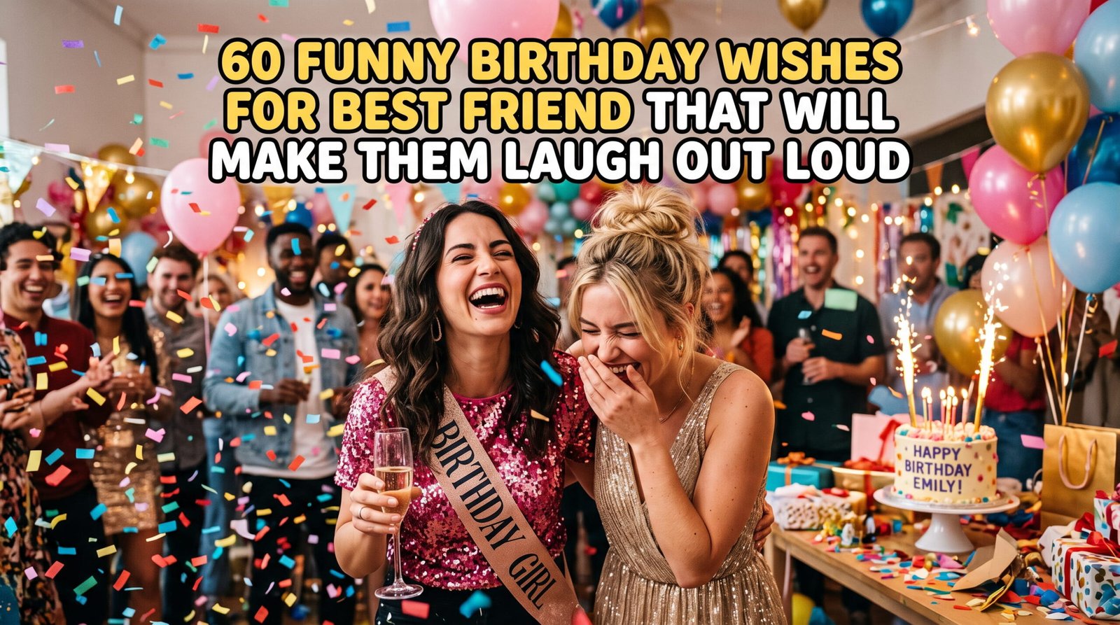 Funny Birthday Wishes for Best Friend