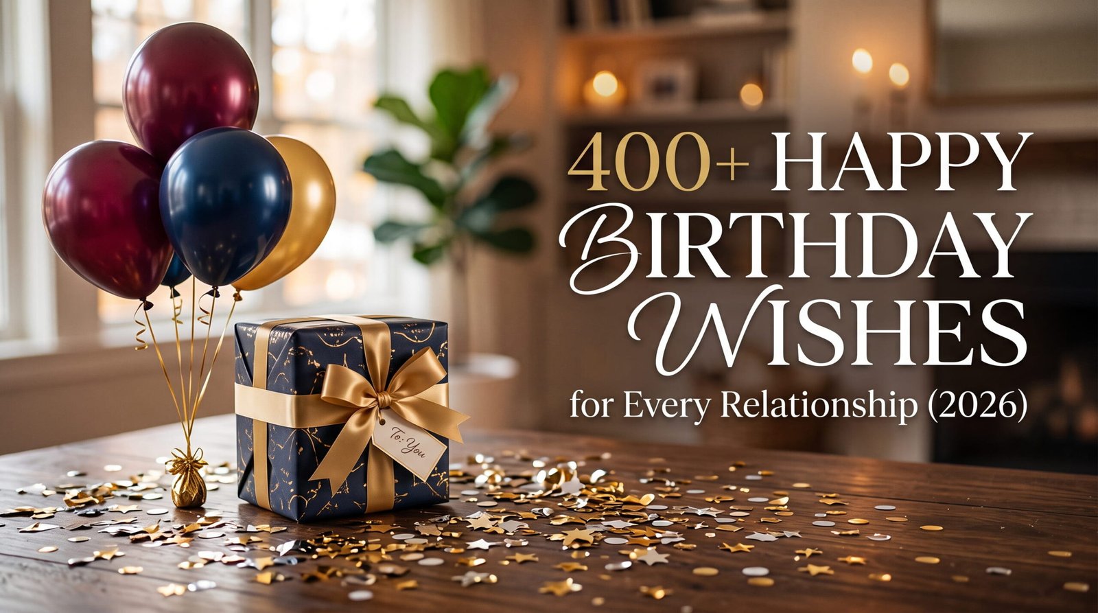 Happy Birthday Wishes for Every Relationship (2026)